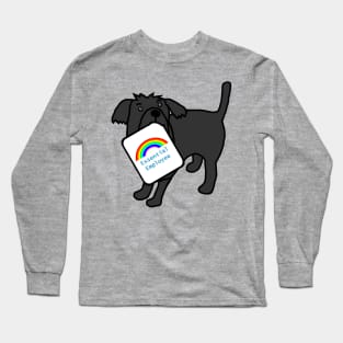 Essential Employee Rainbow and Dog Long Sleeve T-Shirt